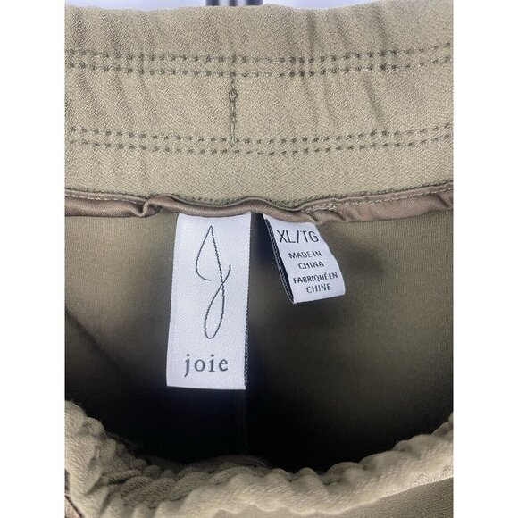 Joie Green Pants Pull On Drawstring Waist with Pockets Women's Size XL - Picture 7 of 8